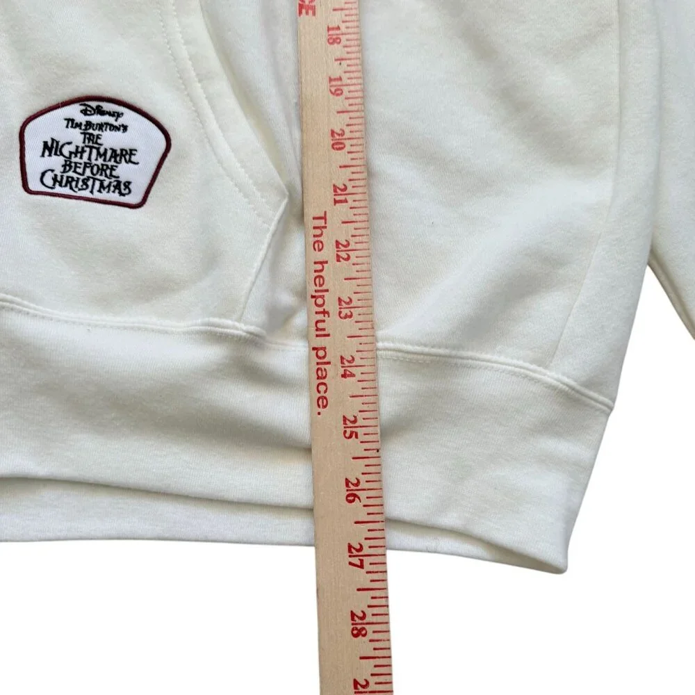 Disney The Nightmare Before Christmas Hoodie Sweatshirt Women's Size XXL Ivory - Picture 8 of 10
